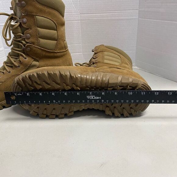 VIBRAM StyleTR 550WPINS Men’s Thinsulste Tactical Boot Size 10R Tan Suede - Picture 8 of 12
